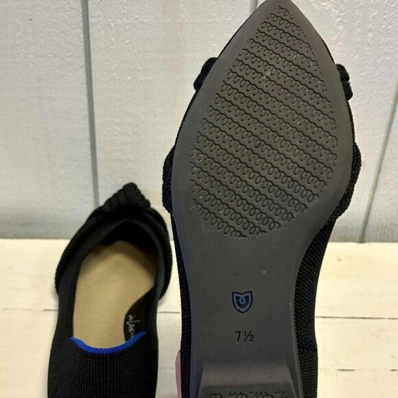 Rothy’s The Knot Point II Flats in Black (Retails for $150) - Size 7.5 - Picture 3 of 3